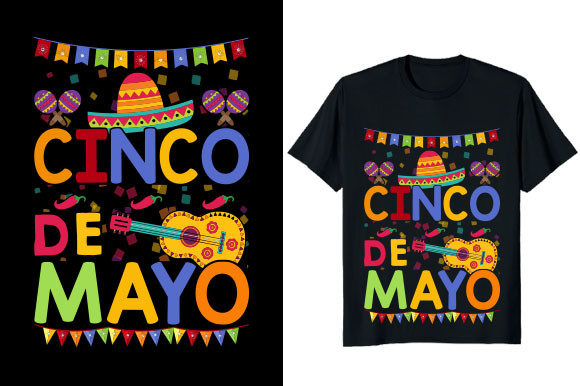 Cinco De Mayo Graphic T-shirt Design