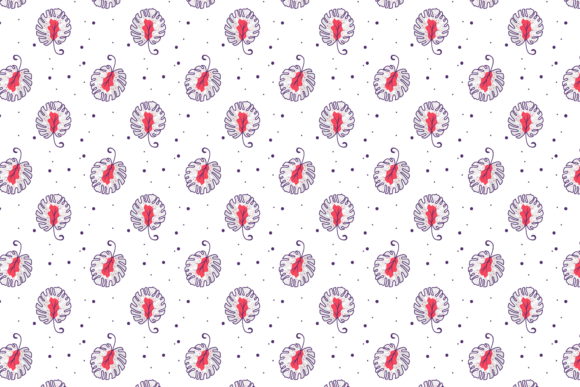 Fall Retro Style Foliage Decor Pattern
