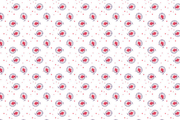 Fall Retro Style Foliage Pattern