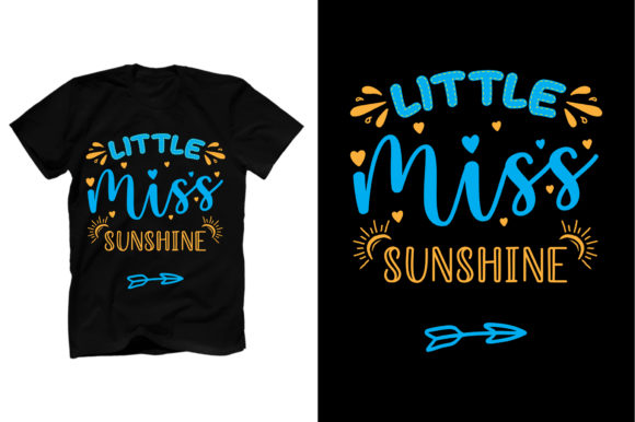 Little Miss Sunshine T Shirt Vector