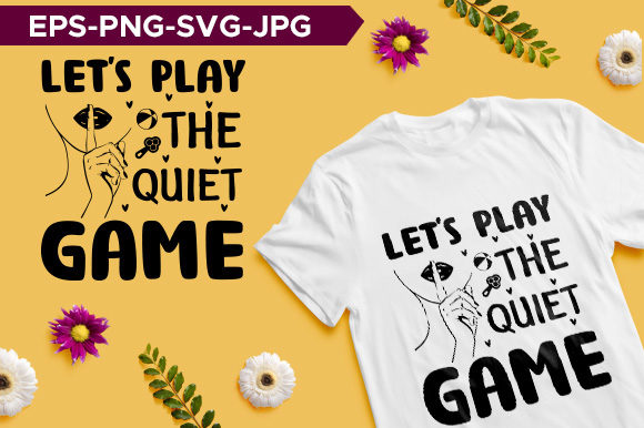 Quiet Mom Typography T-shirt Design